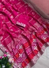 Jk 423 Viscose Weaving Bandhej Print Saree